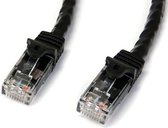 STARTECH 0.5m Black Snagless Cat6 UTP Patch Cable