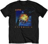 Def Leppard - Pyromania Heren T-shirt - L - Zwart