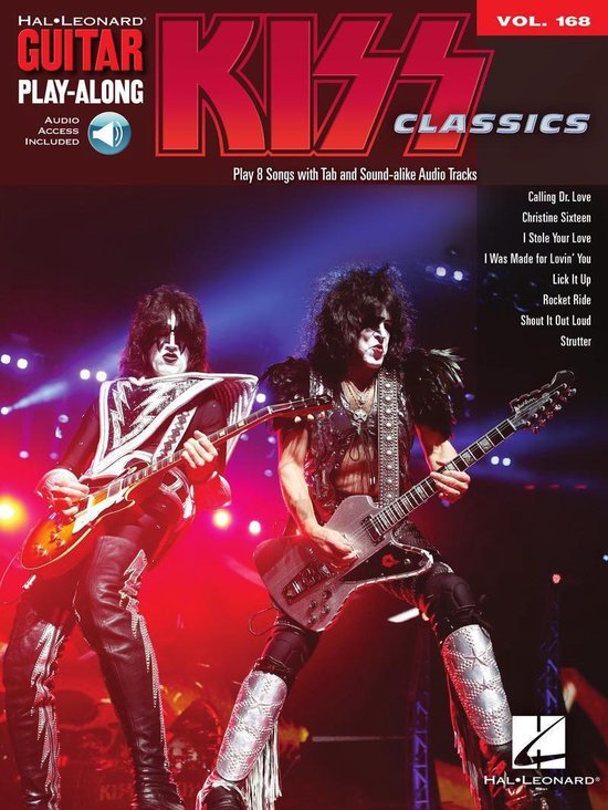 Kiss Guitar Play-Along Songbook - cover