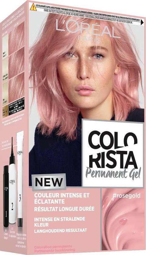 Voorstad gevangenis Medewerker L'Oréal Paris Colorista Permanent Gel - Rose Gold - Permanente Haarkleuring  | bol.com