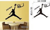 3D Sticker Decoratie Hot Sales Spelen Basketbal Muurstickers Home Decor Muurstickers voor Kinderkamer Decoratie Vinyl Stickers Gewoon doen het Art Mural - 9231B / Large