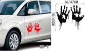 3D Sticker Decoratie DE WANDELPLAATS Rick met Machinegeweer VINYL DECAL Waterdichte muur STICKER Zwart Individuele Auto Sticker Woonkamer Muurschildering - WD1 / Large