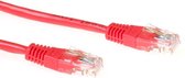 ACT IB8501 - Cat 6 UTP-kabel - RJ45 - 1 m - Rood