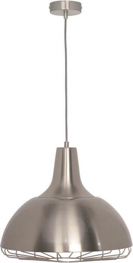 Hanglamp Alba RVS Industrie 38cm | bol.com