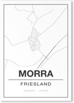 Poster/plattegrond MORRA - 30x40cm