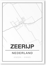 Poster/plattegrond ZEERIJP - 30x40cm