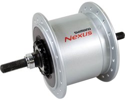 Shimano Naafdynamo Dh-c6000-2r Zilver