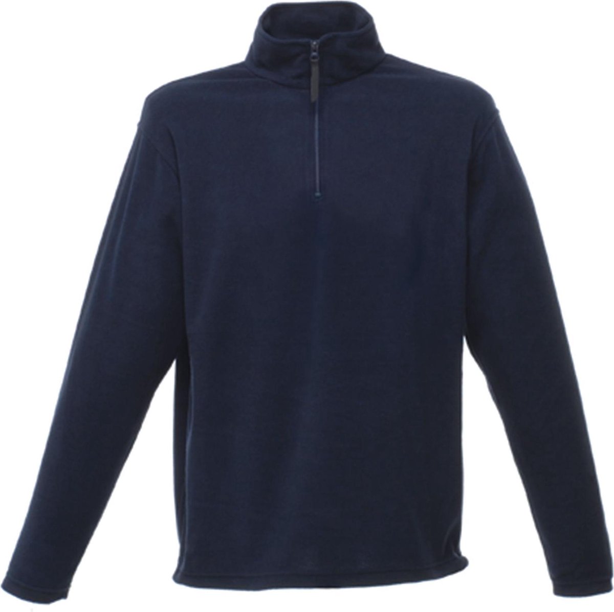 Fleece Heren Hiking Micro Zip Neck Blauw