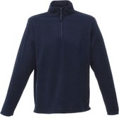 Donker Blauw dunne fleece trui met halve rits merk Regatta maat XL