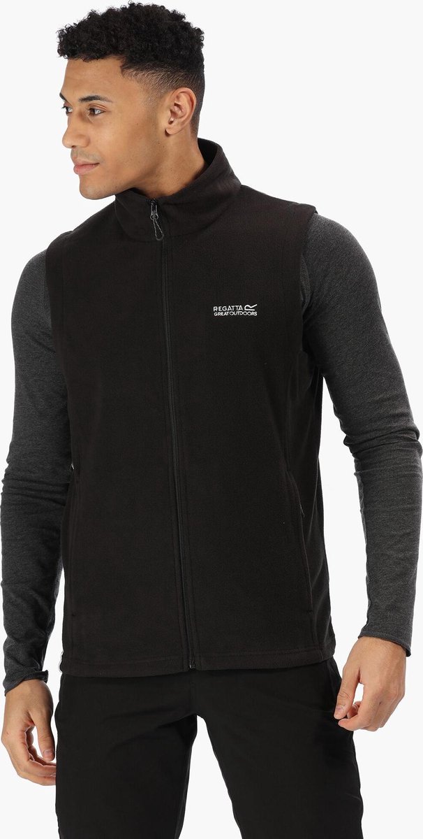 Bodywarmer Heren Tobias Voor Hiking Zwart