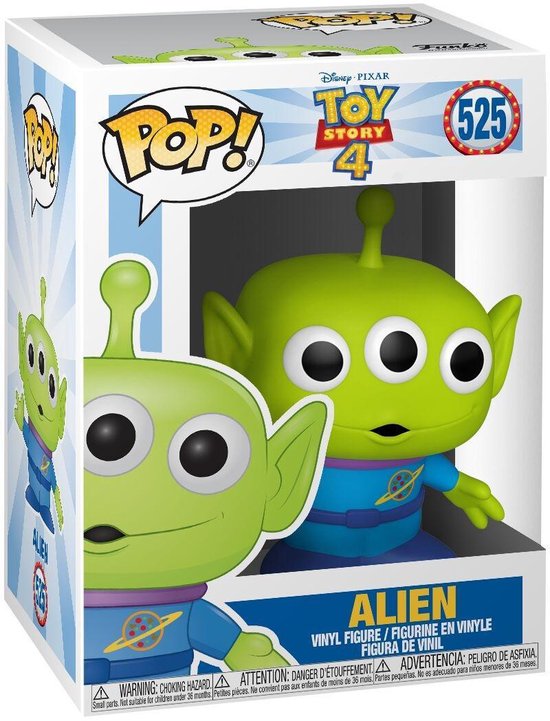 Funko Toy Story - Toy Story 4 POP! Alien 9 cm Verzamelfiguur - Multicolours - Disney