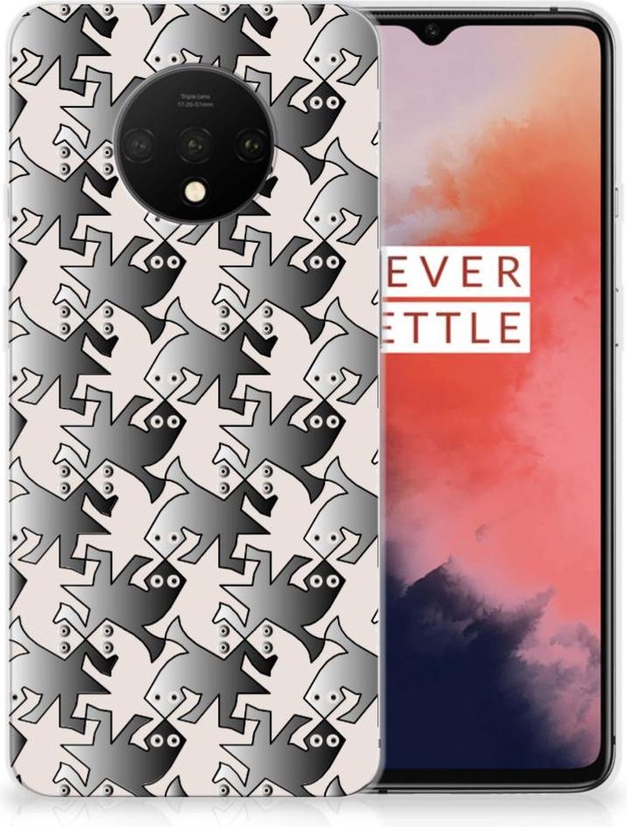 OnePlus 7T TPU Hoesje Salamander Grey