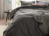 Beddinghouse Breeze - Dekbedovertrek - Lits-jumeaux - 260x200/220 cm + 2 kussenslopen 60x70 cm - Grey