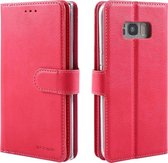 Xssive Double Wallet Case voor Samsung Galaxy S8 - geschikt voor 6 pasjes - Pink