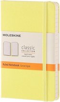 Moleskine Classic Notebook - Pocket - Ruled - Hard Cover - Citron Yellow