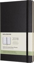 Moleskine agenda 12 maanden - Wekelijks 2019 zwart - Large - Hard Cover