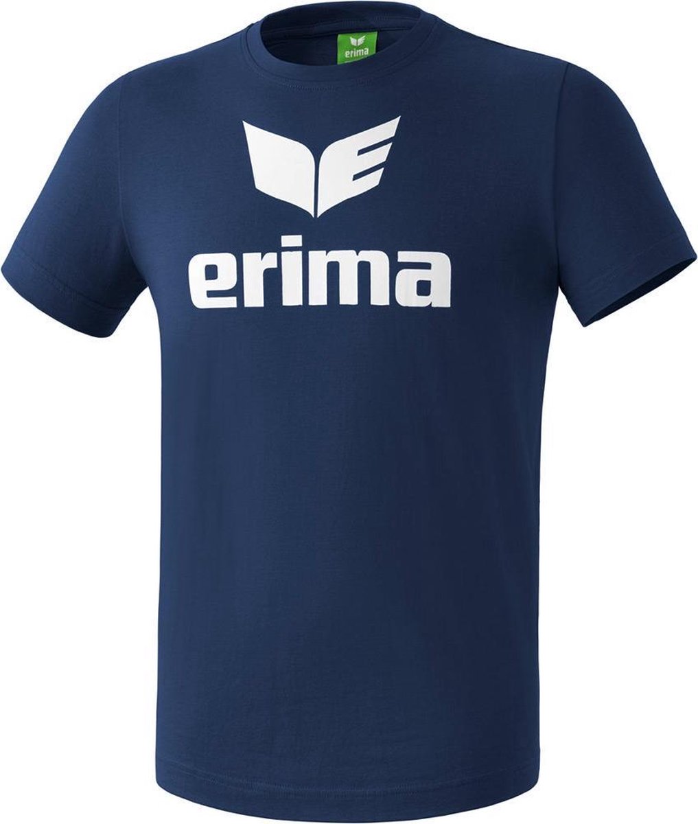 Erima Promo T-Shirt Heren - New Navy / Wit | Maat: XL