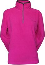 Campri Micro Fleece Pully met 1/4 rits - Sportvest - Dames - Maat XL - Roze