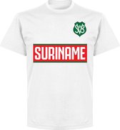 Suriname Team T-Shirt - Wit - XXXXL