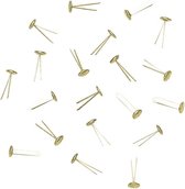 54x Splitpennen goud in doosje - Splitpennen/hobbymaterialen