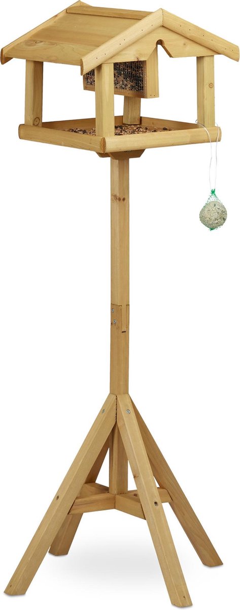 Vogelvoederhuisje - op paal - 117 cm