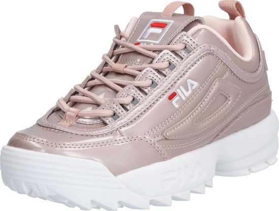 fila disruptor white pink
