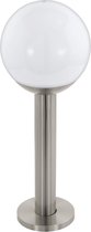 EGLO NISIA-C Sokkellamp voor buiten - Roestvrijstaal - E27 - LED - 9W
