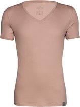 RJ Bodywear The Good Life - 2-pack T-shirt diepe V-hals - Beige -  Maat XL