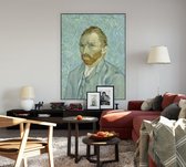 Zelfportret, Vincent van Gogh - Foto op Akoestisch paneel - 120 x 160 cm