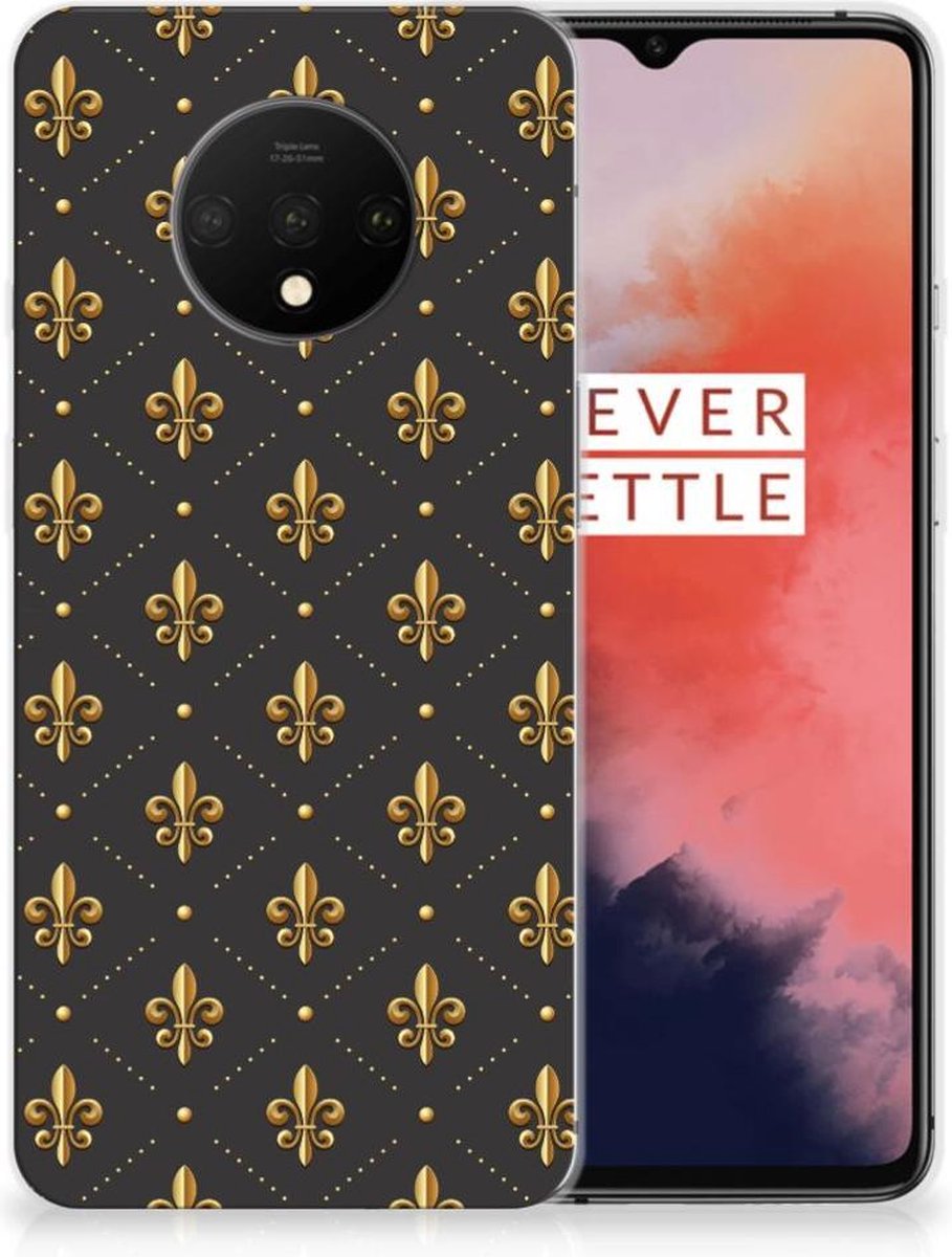 TPU Hoesje voor OnePlus 7T TPU bumper Franse Lelie