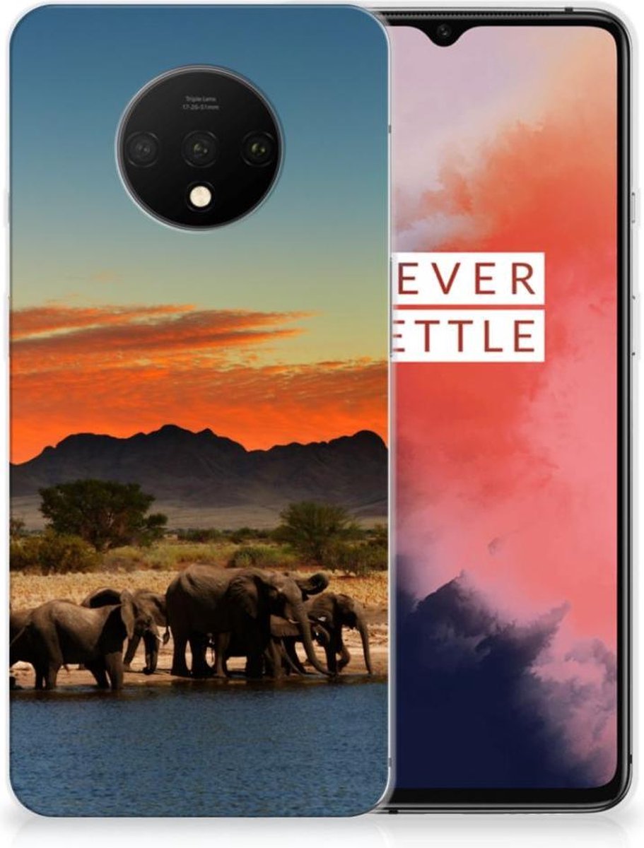 OnePlus 7T TPU Hoesje Olifanten