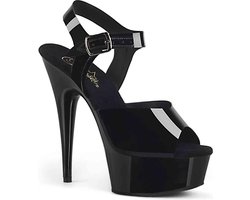 DELIGHT-608N (EU 38 = US 8) 6 Heel, 1 3/4 PF Ankle Strap Sandal