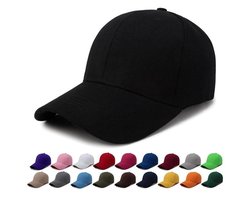 Outdoor Sun Hat Wild Breathable Hat Spring Summer Baseball Cap Casual Sports Cap(black)
