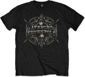 Avenged Sevenfold Heren Tshirt -XL- Reflections Zwart