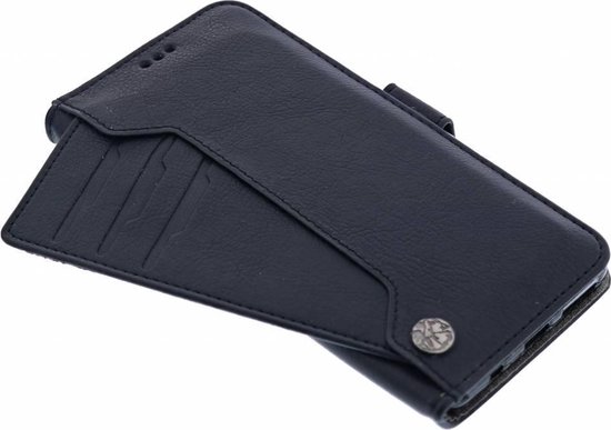 Samsung Galaxy S10 Plus Flip Cover met Uitschuifbare Kaartenhouder Zwart - van Bixb