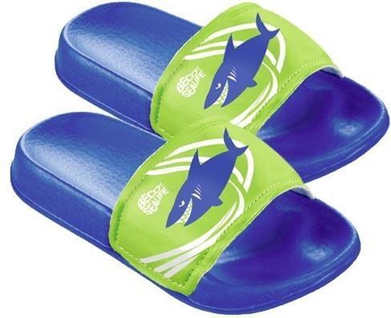 Beco Badslippers Jongens Eva Blauw Maat 31-32