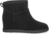 UGG Dames Vachtlaarzen W Classic Femme Mini - Zwart - Maat 39