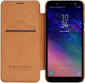 Nillkin Qin Series Flip Hoesje Samsung Galaxy A6 Bruin