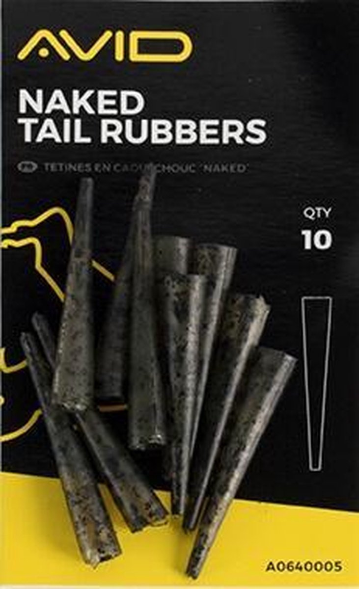 Avid Carp Terminal Tackle Naked Tail Rubber (10 pcs)