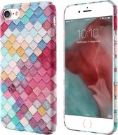 GadgetBay Gekleurde schubben hardcase iPhone 7 8 hoesje cover