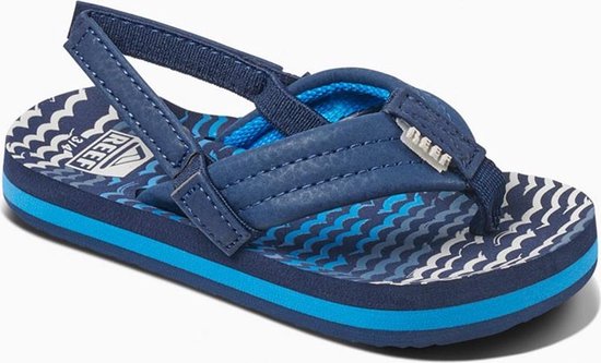 Reef Little Ahi Jongens Slippers - Blauw - Maat 23/24 | Bestel nu!