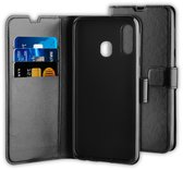 BeHello Samsung Galaxy A40 Hoesje - Gel Wallet Case Met Ruimte Voor 3 Pasjes Zwart