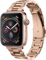 Spigen Modern Fit Apple Watch 1 / 2 / 3 / 4 / 5 / 6 / 7 / 8 / 9 / SE 41MM /40MM /38MM Bandje RVS Roze Goud