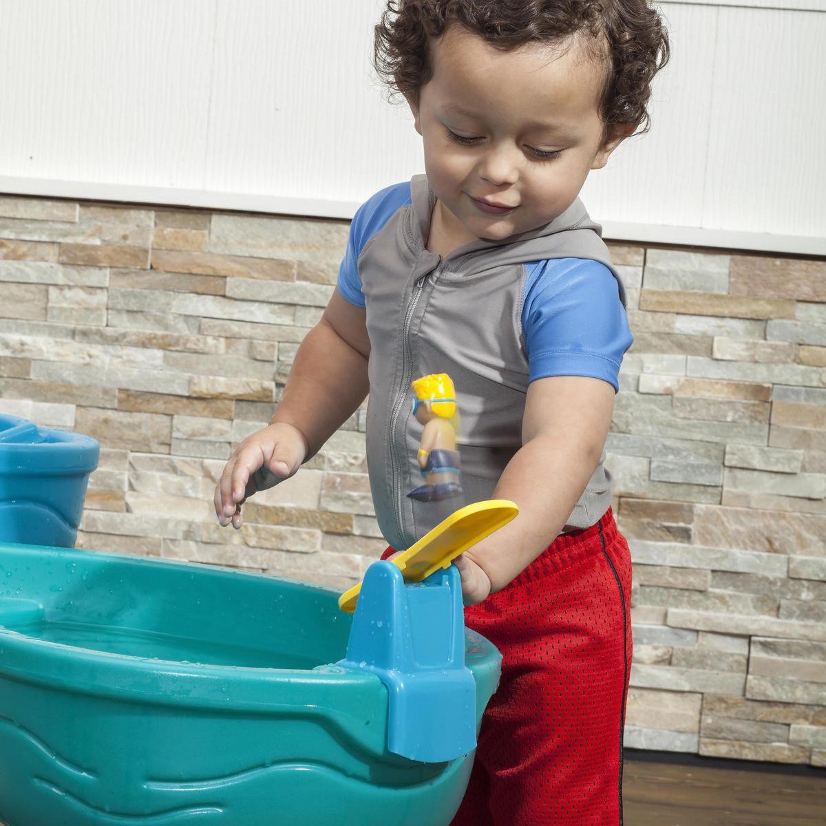 Step2 Spill and Splash Watertafel - Met 11 accessoires en parasol - Waterspeelgoed voor kind - Activiteitentafel met water voor de tuin / buiten — afbeelding 8