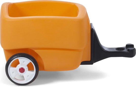 Product: Step2 Choo Choo Trailer in oranje â€“ Uitbreiding voor Choo Choo Wagon - Speelgoed kindertrein / duwauto met trekstang - Kunststof bolderwagen voor kinderen vanaf 1,5 jaar, van het merk Step2