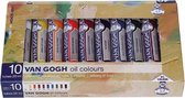 Van Gogh Olieverf basisset met 10 kleuren in tubes van 20 ml (02820410)