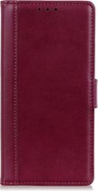 Shop4 - Oppo Reno2 Hoesje - Wallet Case Grain Rood