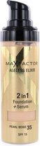 Max Factor Ageless Elixir 2-in-1 Foundation + Serum - 35 Pearl Beige