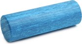 Fascia/pilates rol pro - blauw gemarmerd blue marble (45 cm) Yogablok YOGISTAR