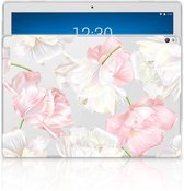 Lenovo Tab P10 Siliconen Hoesje Lovely Flowers